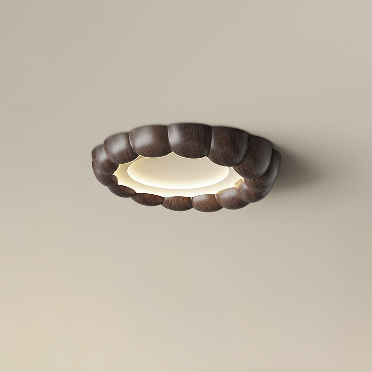 Candeeiro de teto de elegância tradicional com ondulações Eraeiel