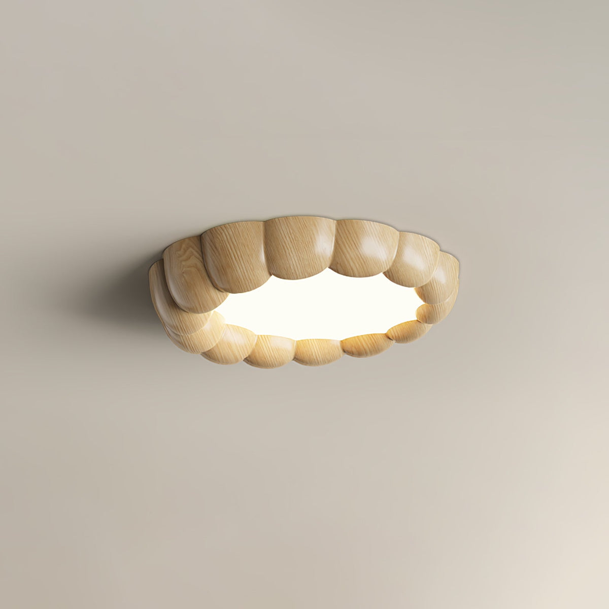 Candeeiro de teto de elegância tradicional com ondulações Eraeiel