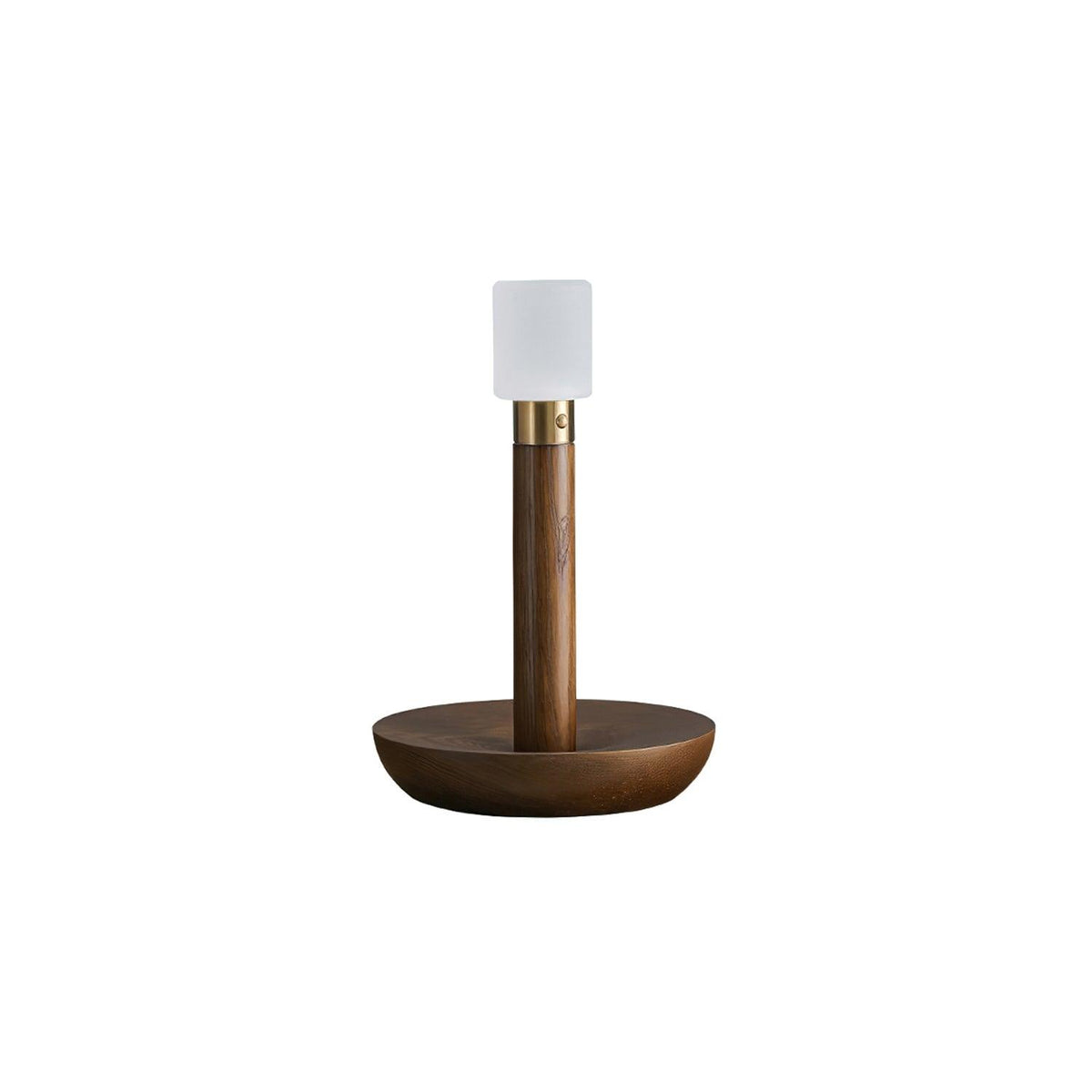 Candeeiro de mesa Lumaice minimalista em madeira