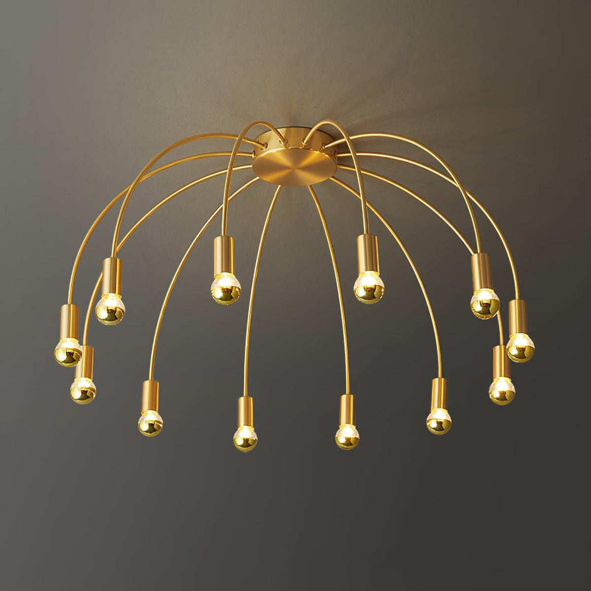 Candeeiro de teto de luxo em vidro Sage