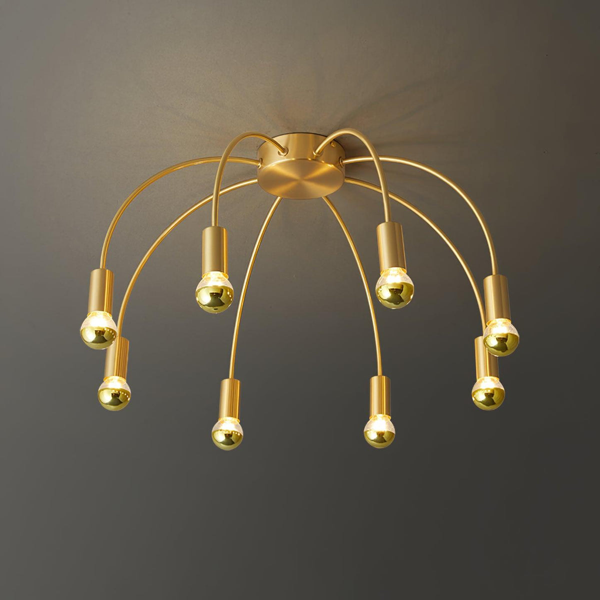 Candeeiro de teto de luxo em vidro Sage