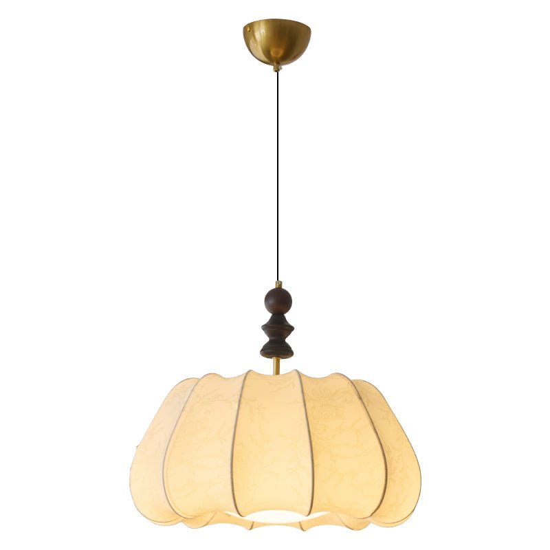 Asolira elegant vintage-pendellampe i træ
