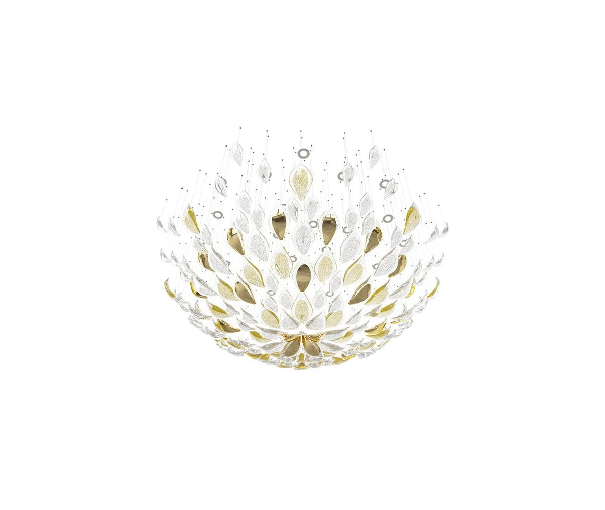 Avynen kristallkrona med blomblad