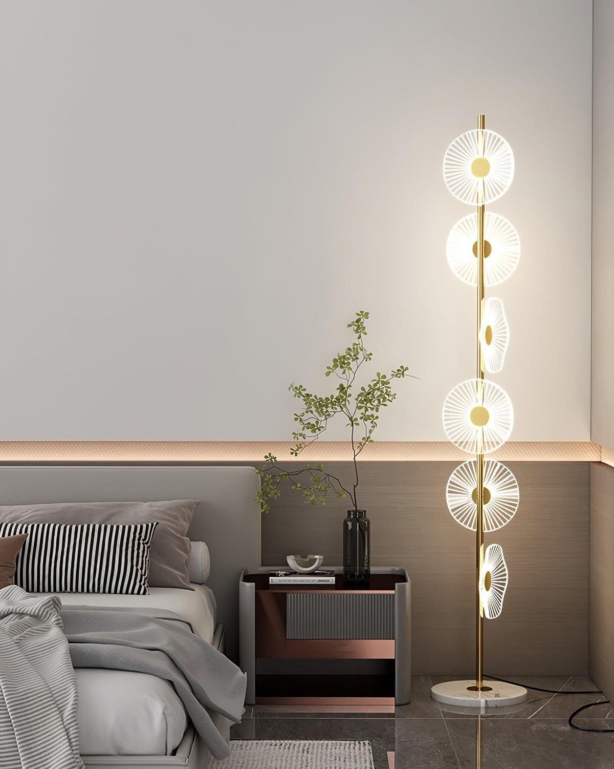Petaira Luxe -marmorilattiavalaisin