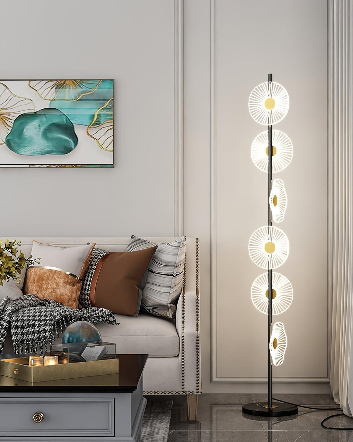 Petaira Luxe -marmorilattiavalaisin
