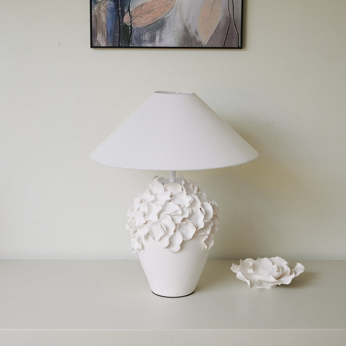 Candeeiro de mesa em cerâmica moderna Eleanor