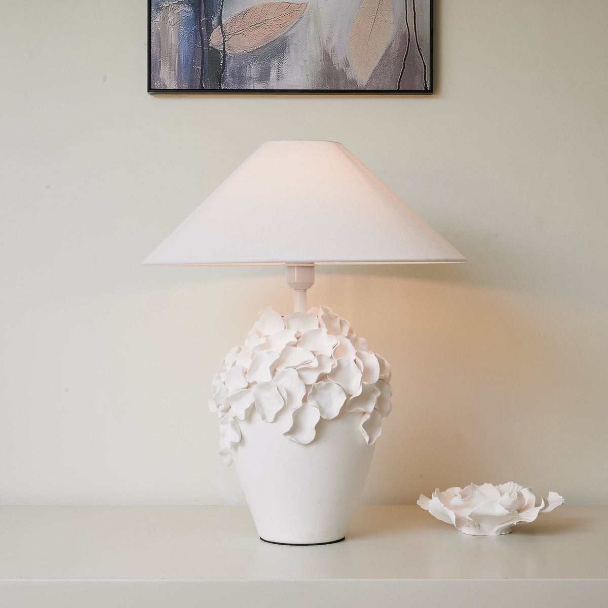 Candeeiro de mesa em cerâmica moderna Eleanor