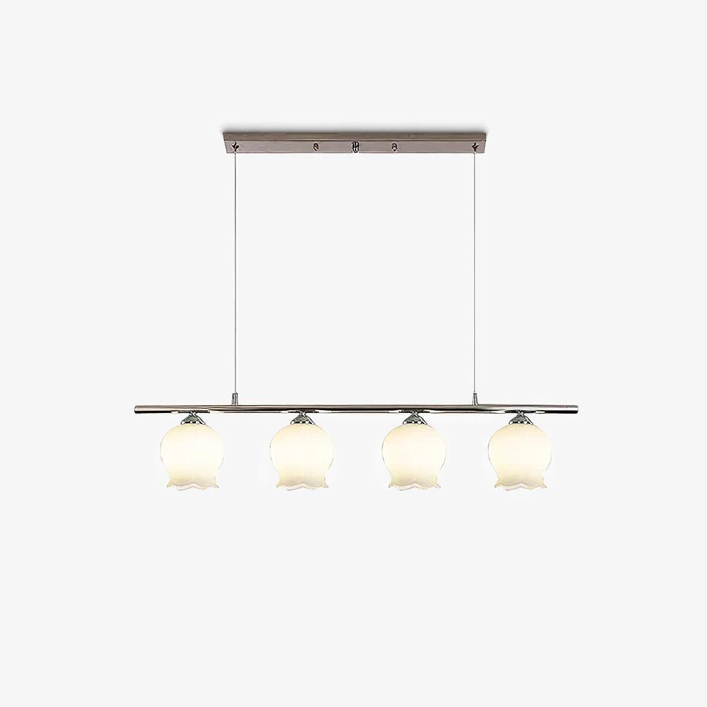 Evenara moderne minimalistisk blomstret glaspendellampe