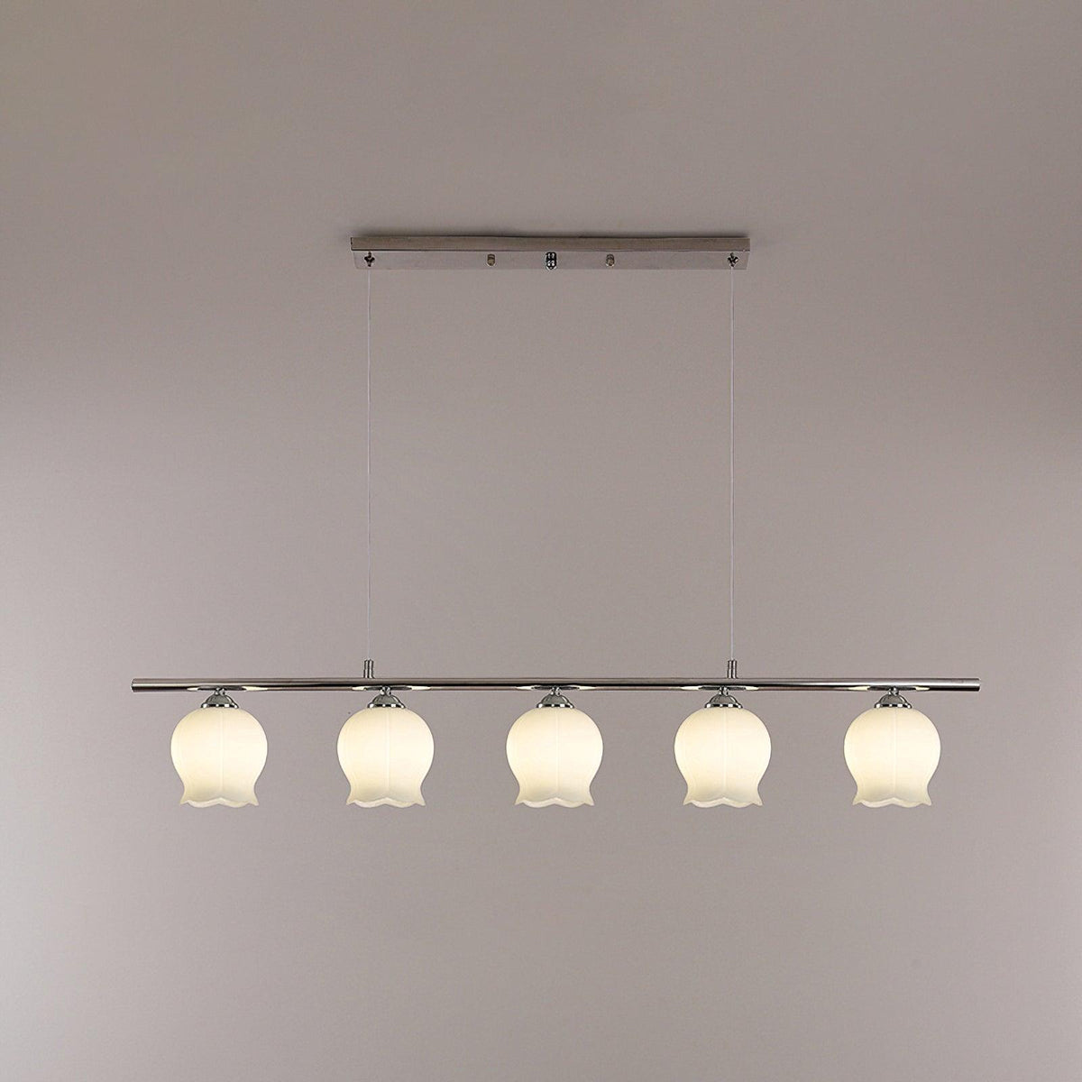 Evenara moderne minimalistisk blomstret glaspendellampe