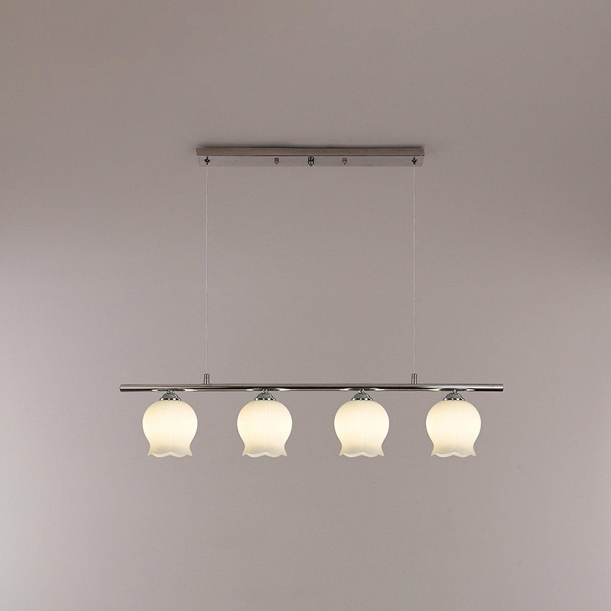 Evenara moderne minimalistisk blomstret glaspendellampe