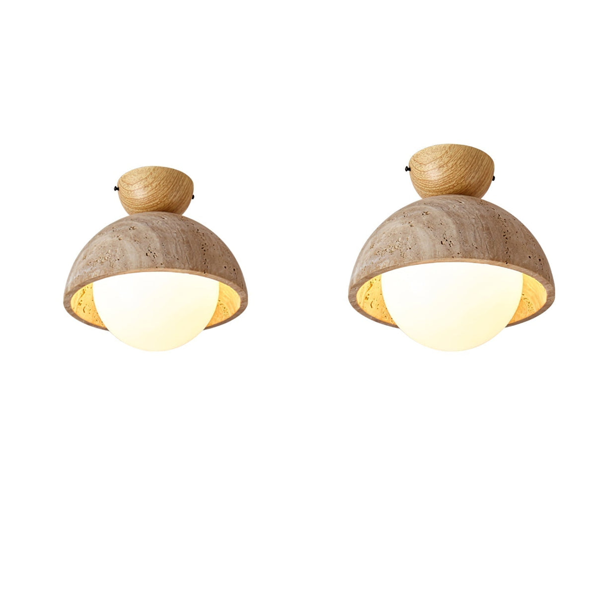 Serireon Travertine Ceiling Light