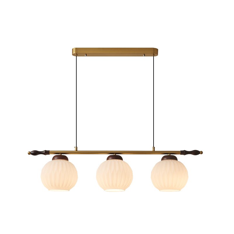 Huna vintage-pendellampe i glas