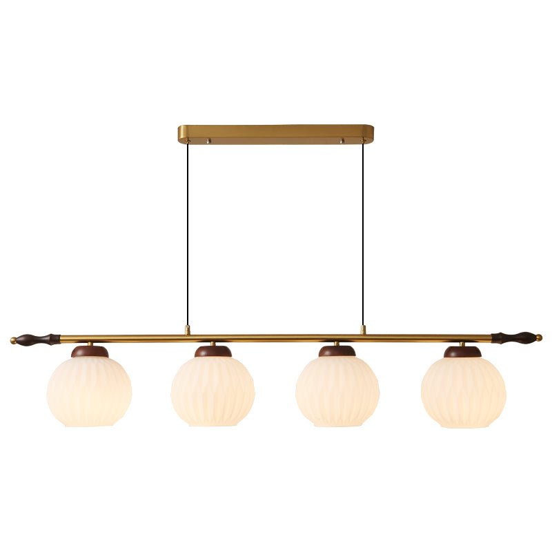 Huna vintage-pendellampe i glas