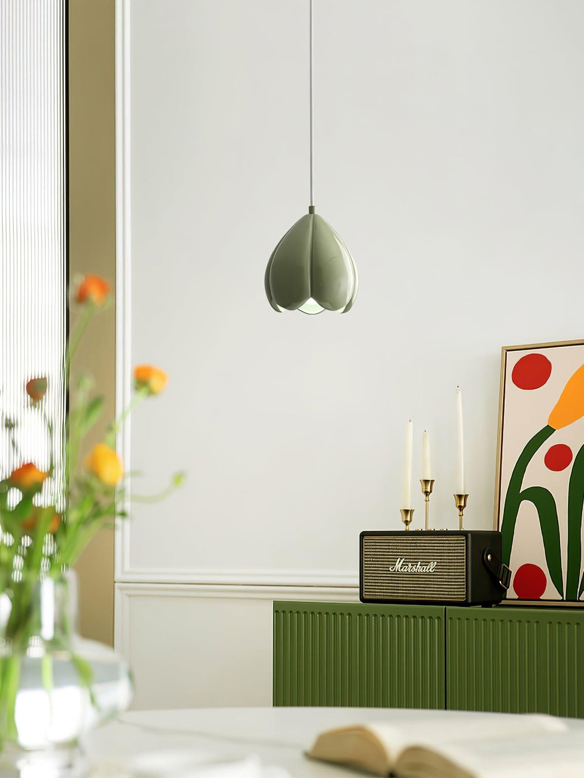 Velara kunstnerisk pendellampe i resin