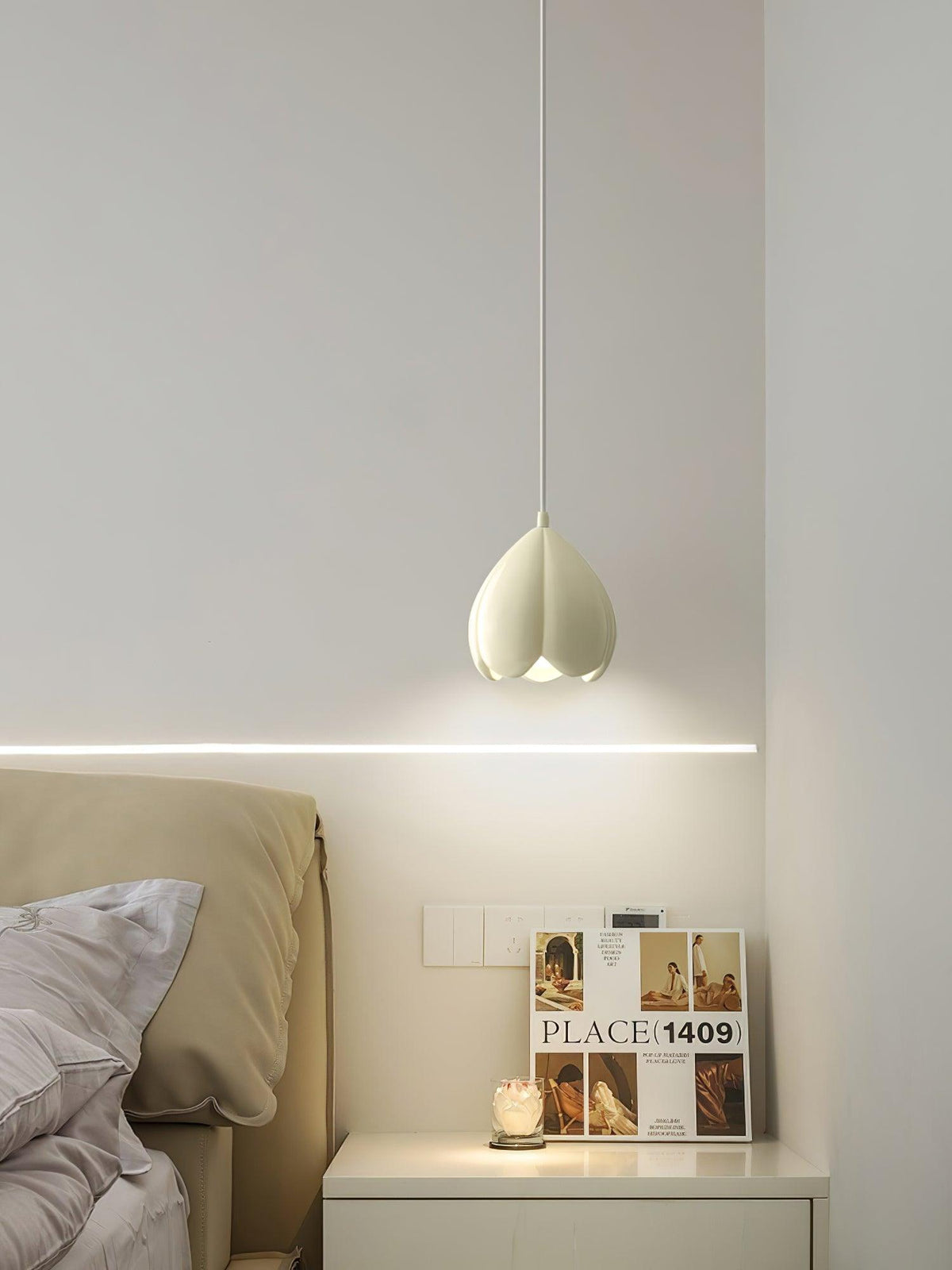 Velara kunstnerisk pendellampe i resin