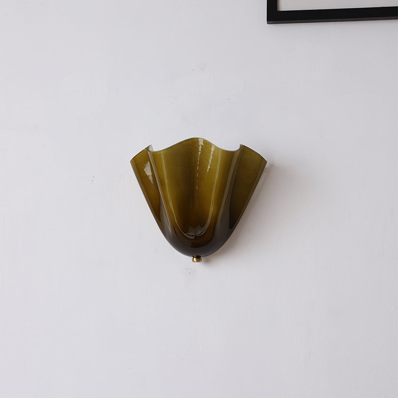 Veleina væglampe i glas