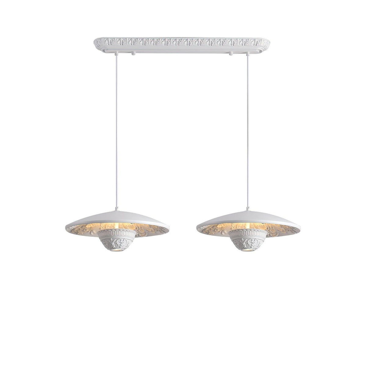 Jhel kunstnerisk flyvende tallerken-resinlampe