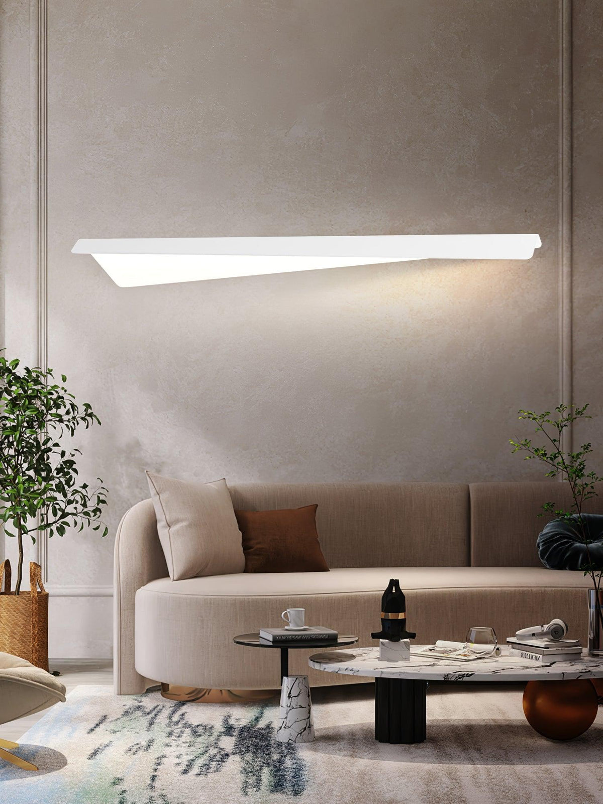 Candeeiro de parede de linhas dobráveis minimalista moderno Sysore