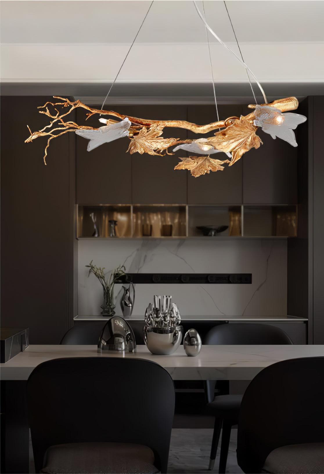Liorivielle luksuspendellampe i glas