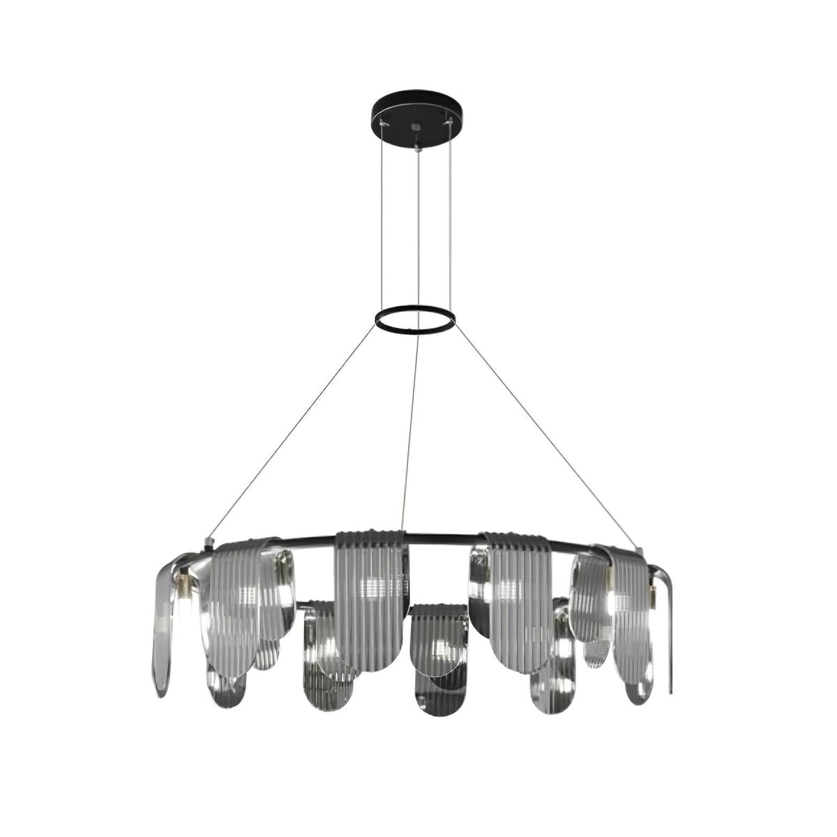Candelabro de vidro moderno Celorella