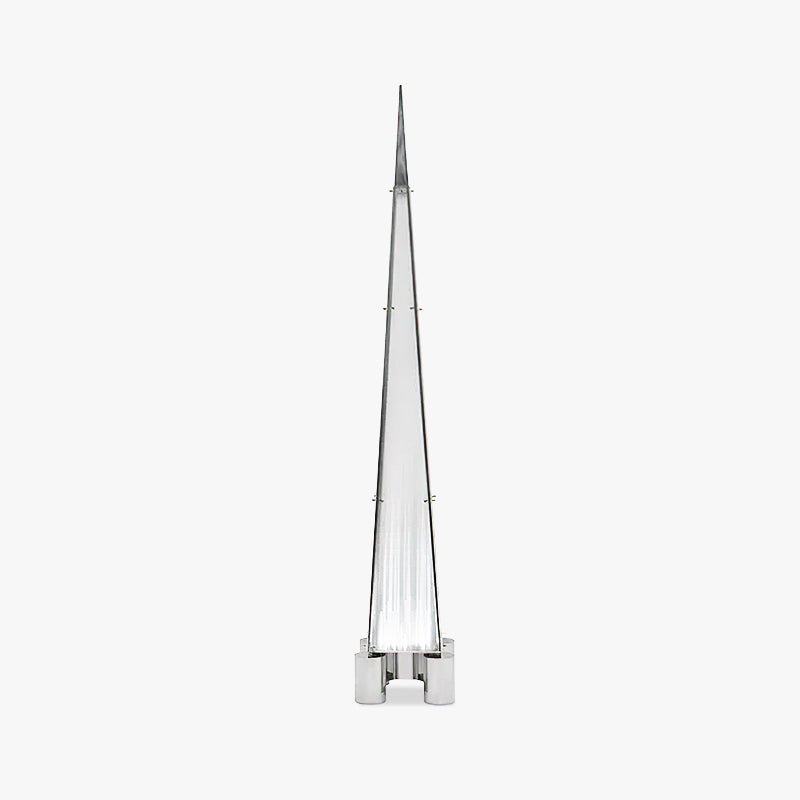 Velelira modern golvlampa i glas