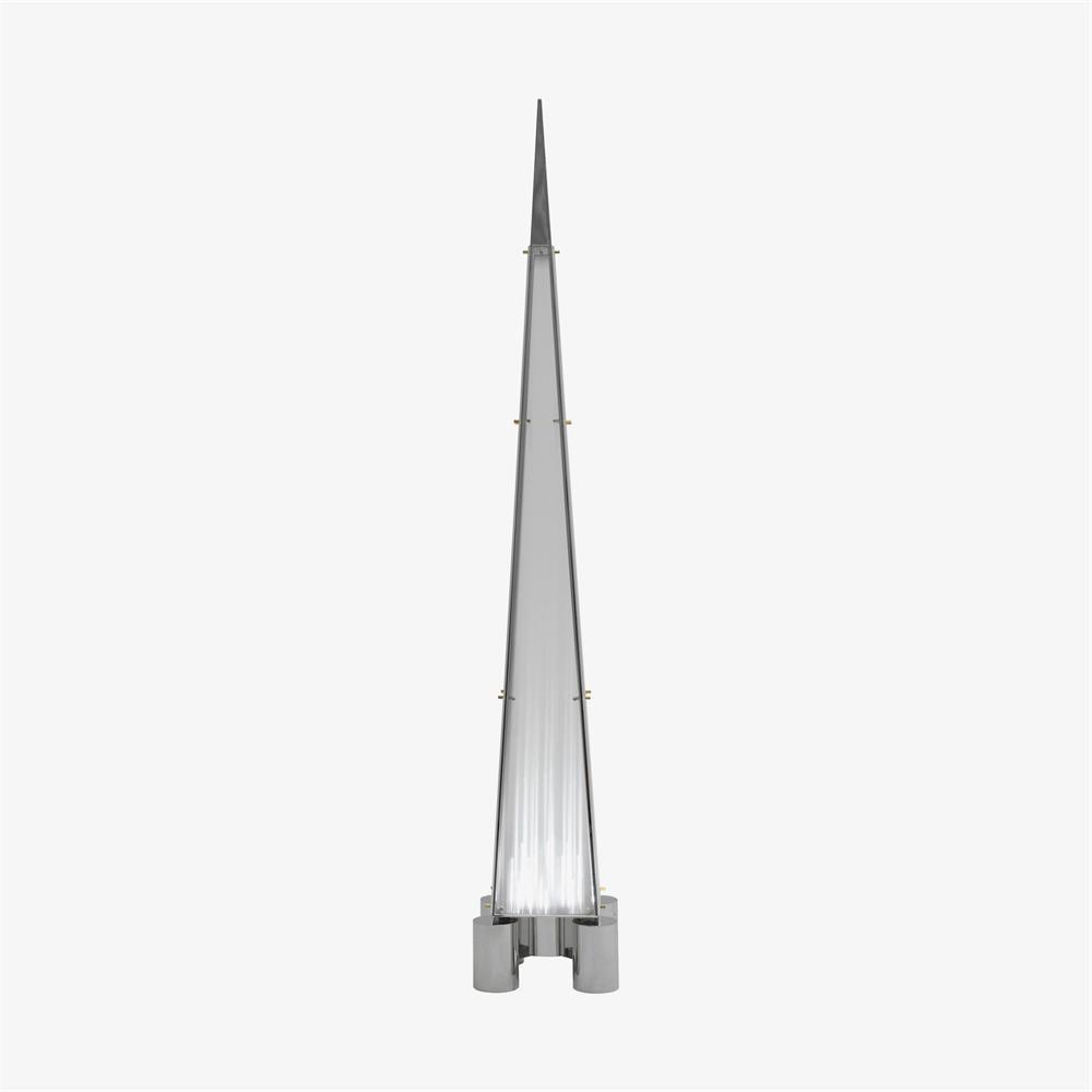 Velelira modern golvlampa i glas