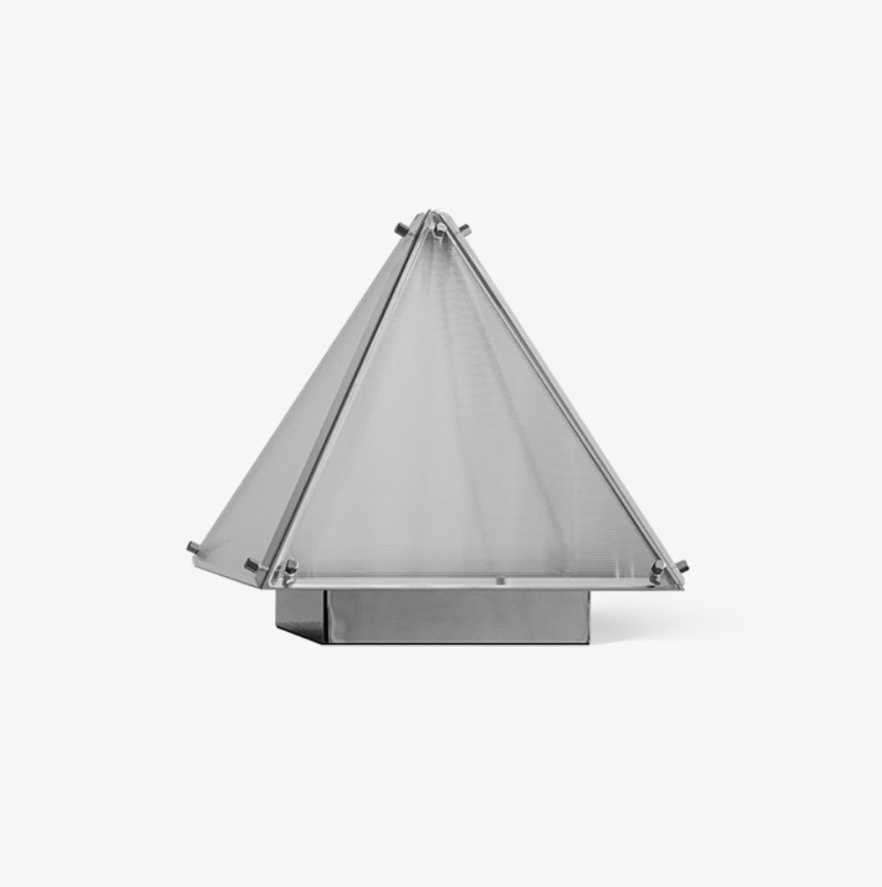 Mymiryre-pyramidinmuotoinen lasipöytävalaisin