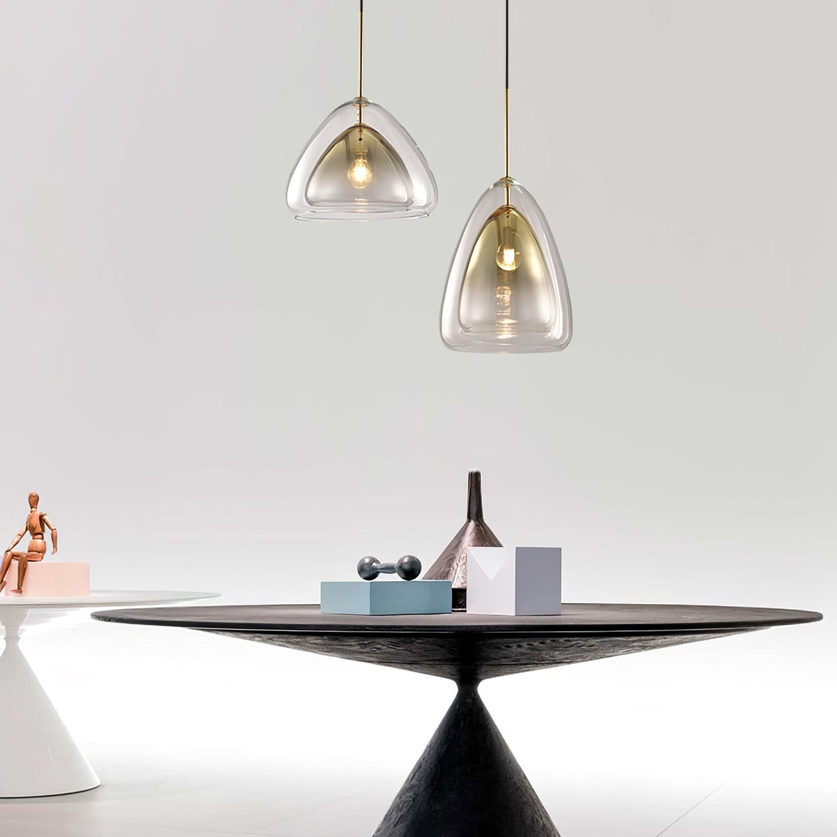 Dera lyxig pendellampa med lätt och elegant design