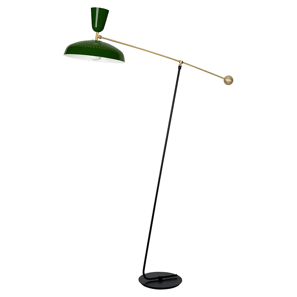 Celeste minimalistisk messinggulvlampe