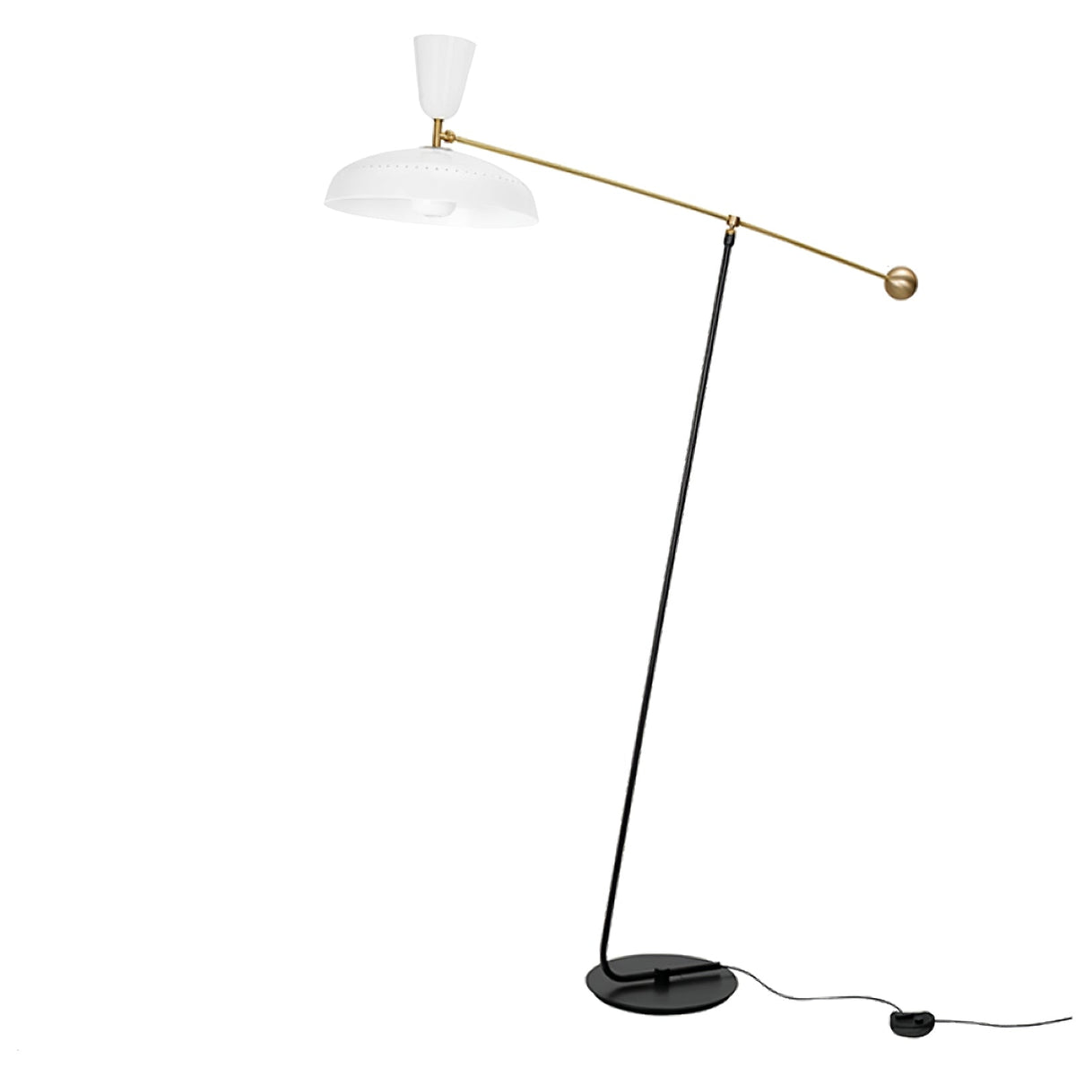 Celeste minimalistisk messinggulvlampe