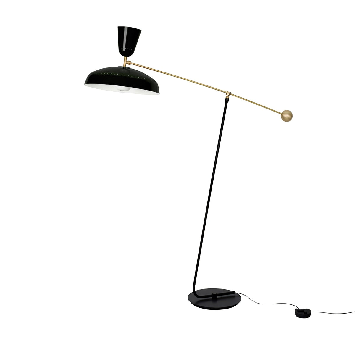 Celeste minimalistisk messinggulvlampe