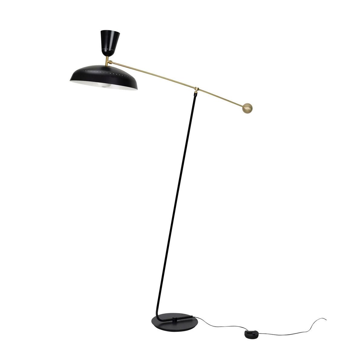 Celeste minimalistisk messinggulvlampe