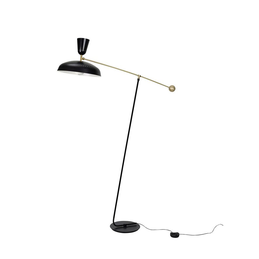 Celeste minimalistisk messinggulvlampe