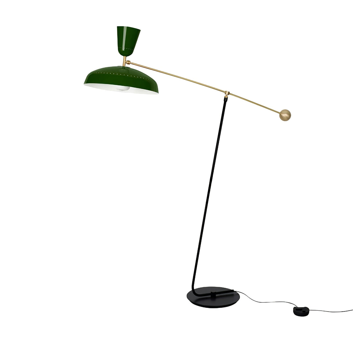 Celeste minimalistisk messinggulvlampe