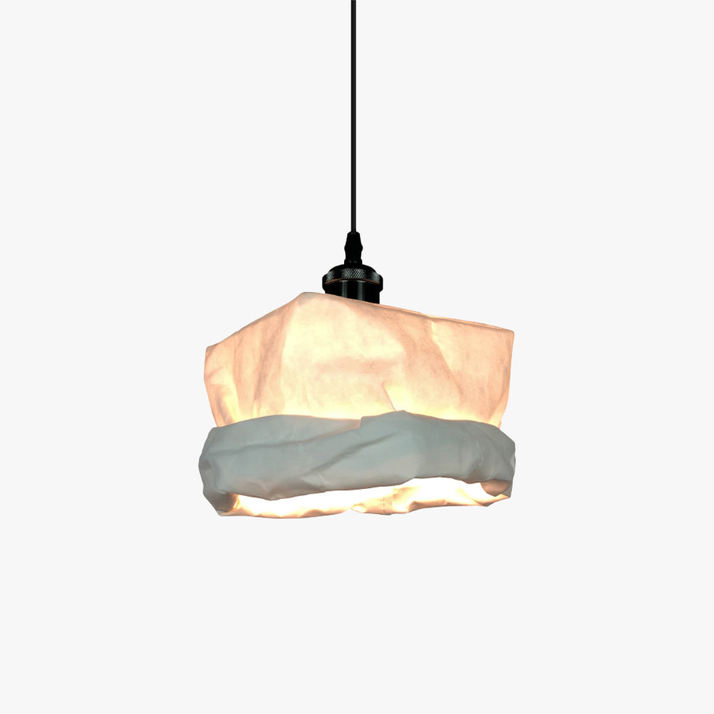 Valentina Vintage Cup Metal Paper LED Pendant Light Living Room Bedroom