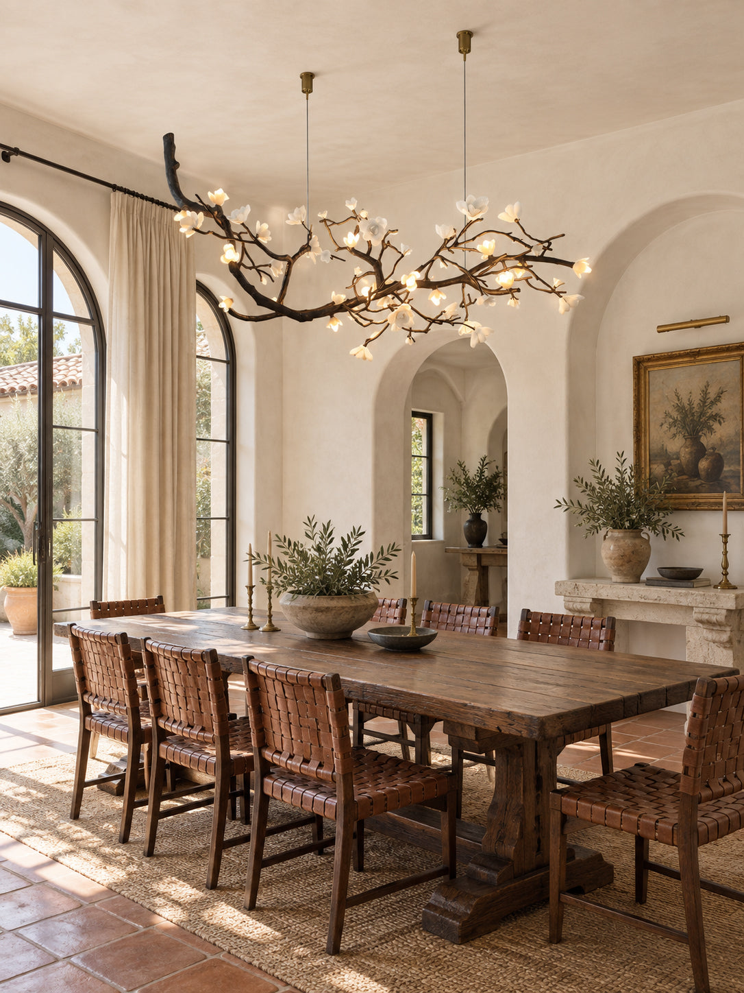 Keldenford Branch Porcelain Flower -kattokruunu