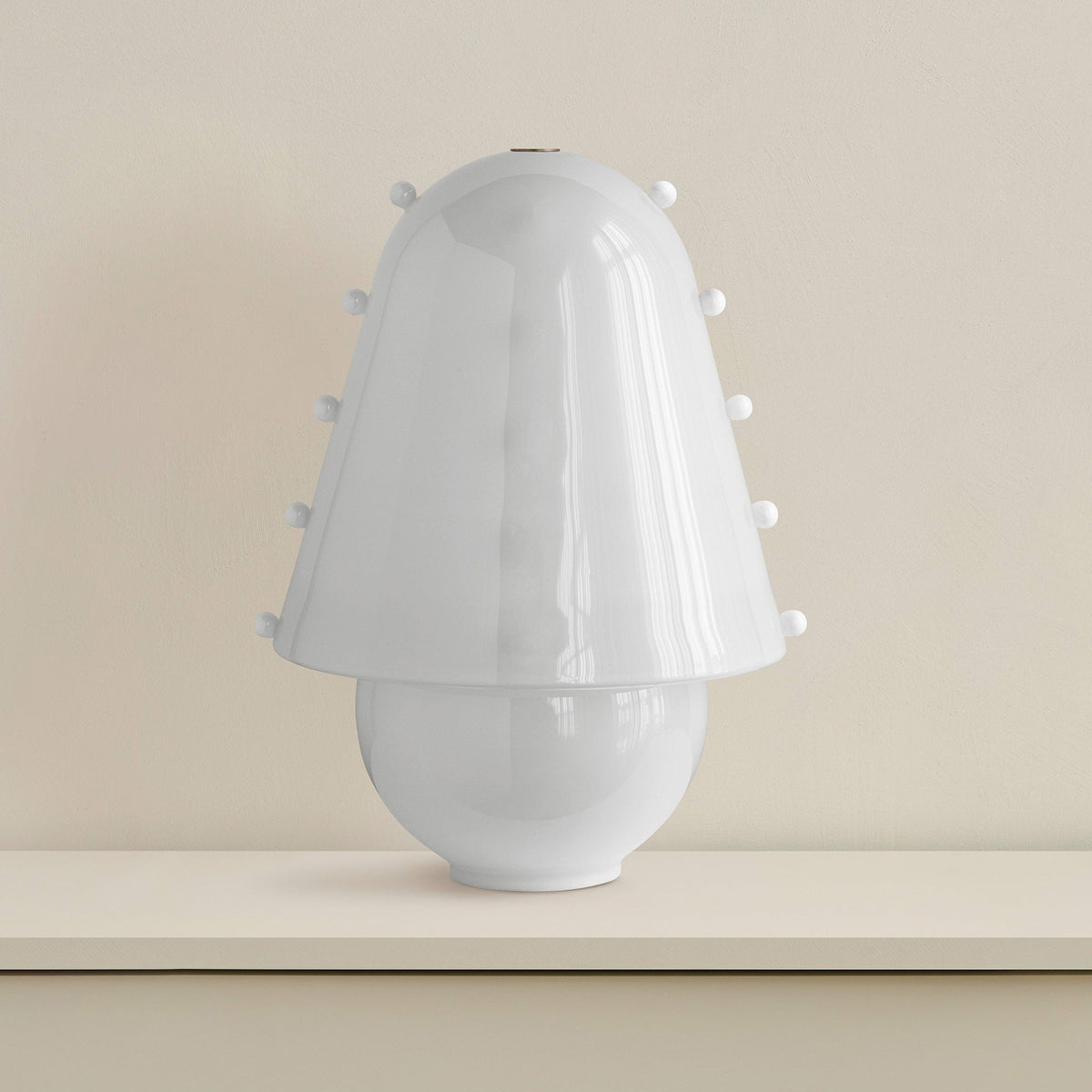 Enzo Candeeiro de mesa contemporâneo em vidro