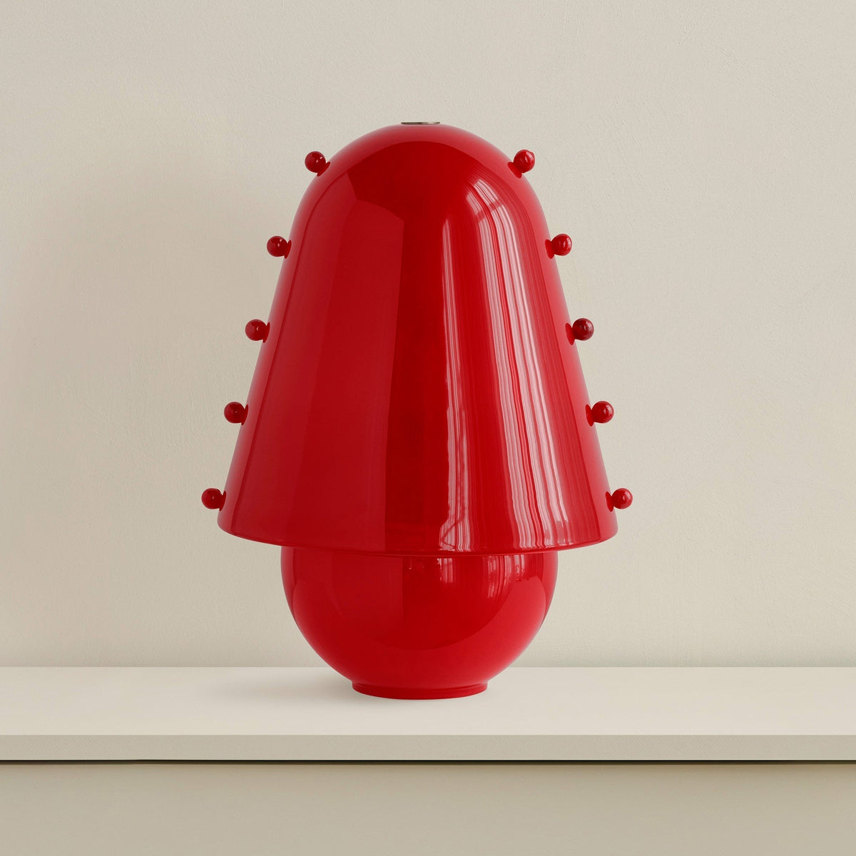 Enzo Candeeiro de mesa contemporâneo em vidro