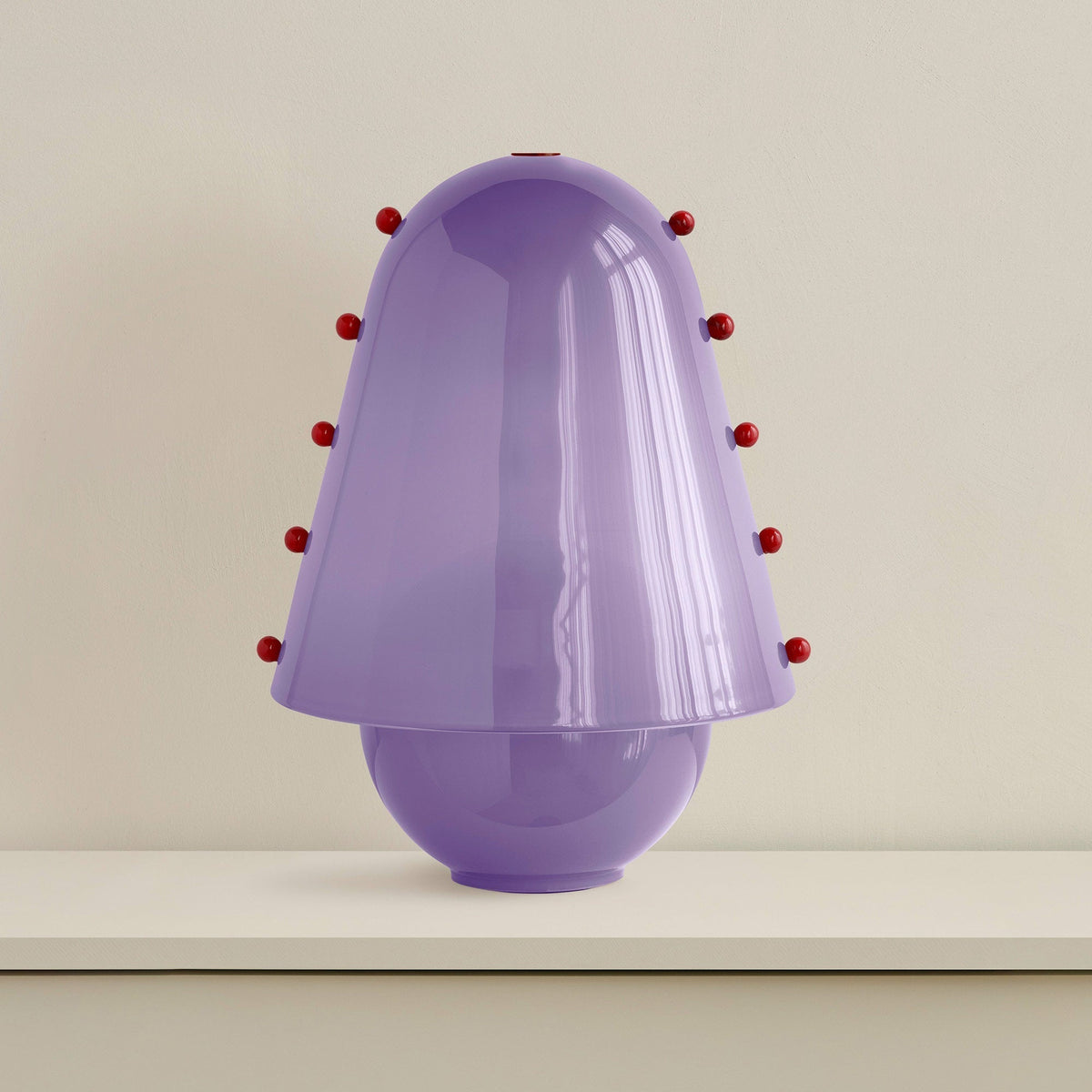 Enzo Candeeiro de mesa contemporâneo em vidro