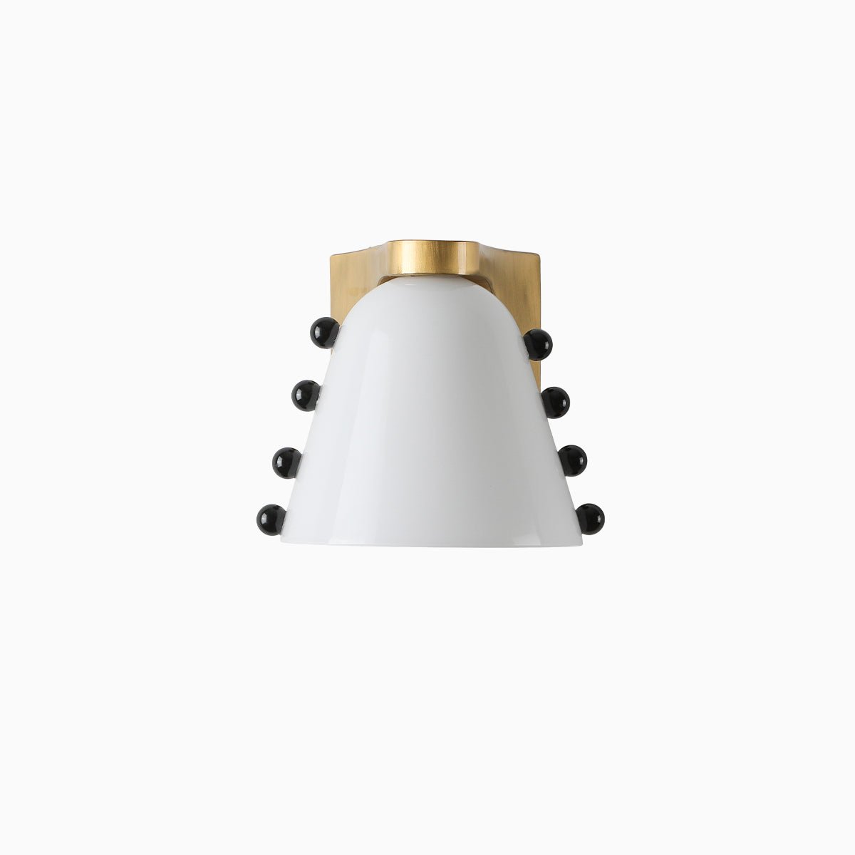 Jude art deco-væglampe i glas