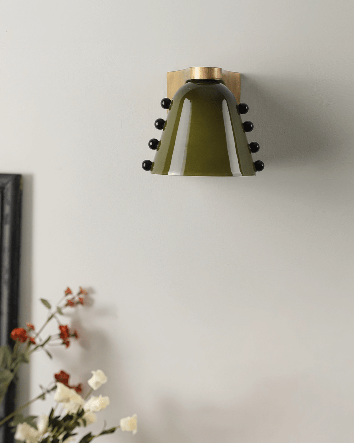 Jude art deco-væglampe i glas