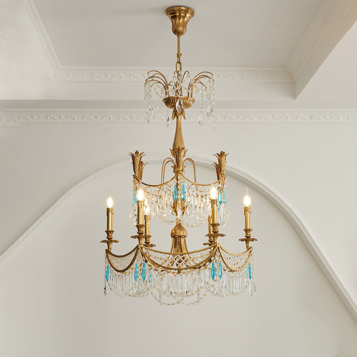 Candelabro de cristal Genovese