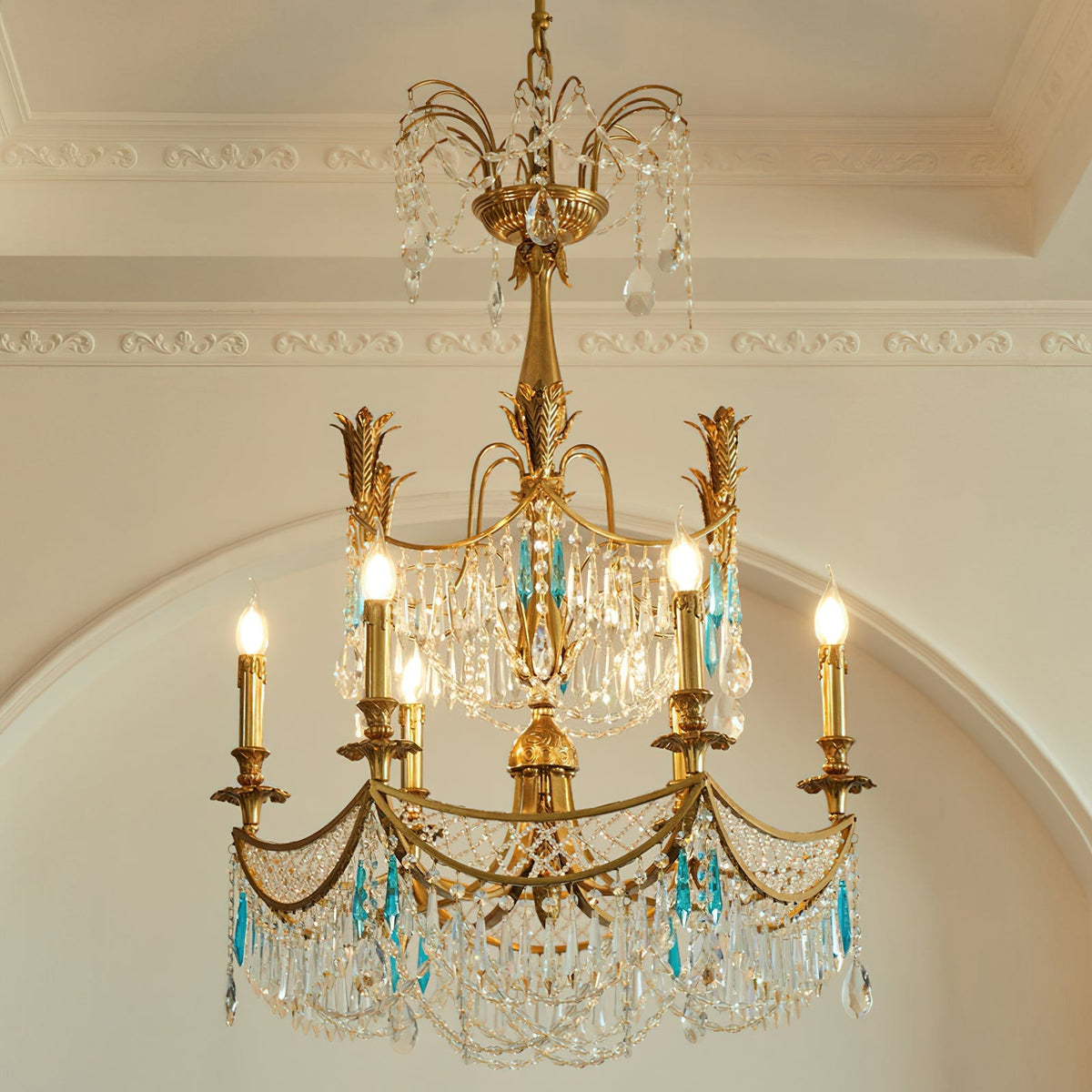 Candelabro de cristal Genovese