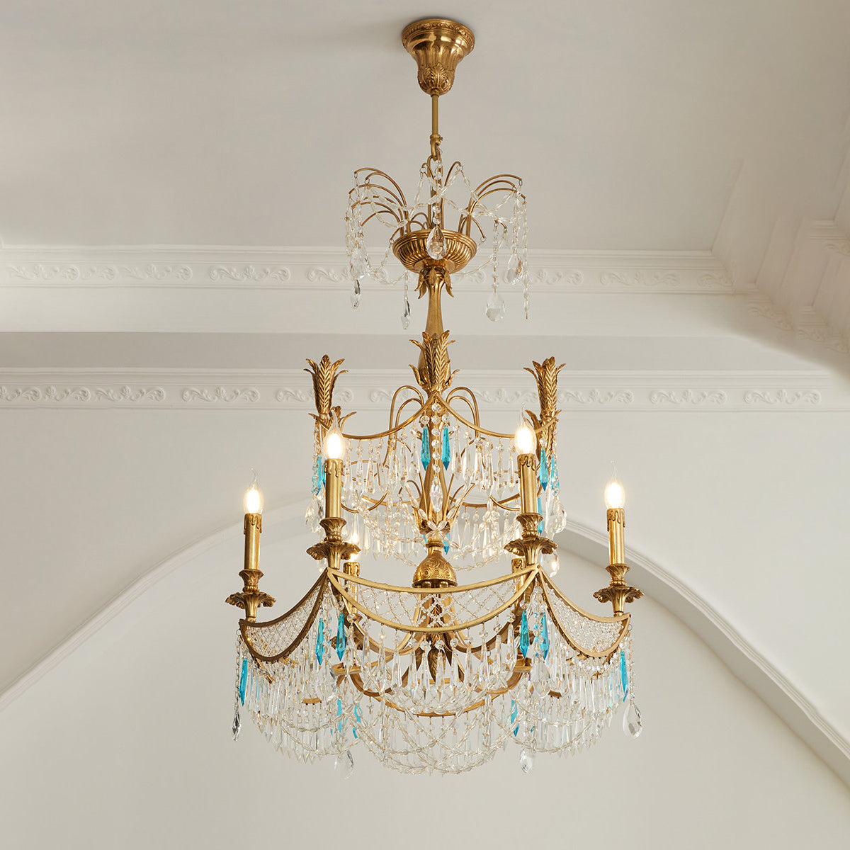 Candelabro de cristal Genovese