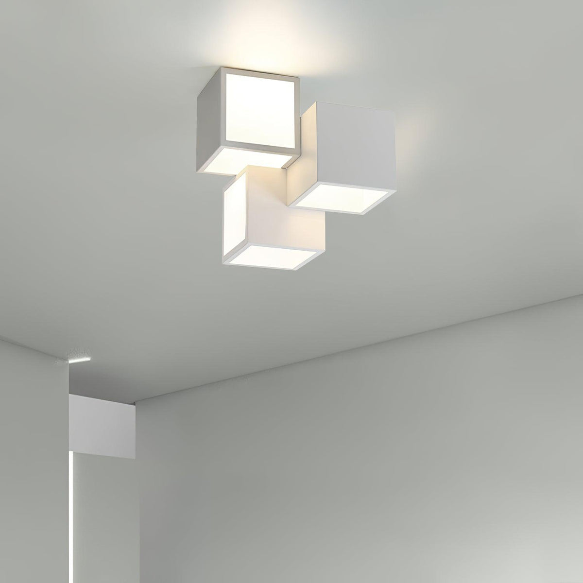Candeeiro de teto geométrico moderno minimalista Evsilarae