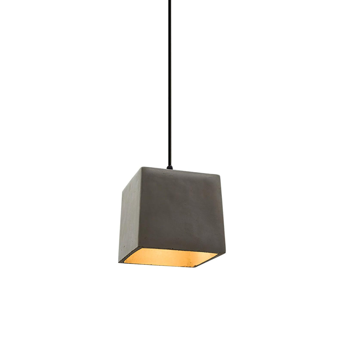 Candeeiro suspenso industrial Geo em cimento