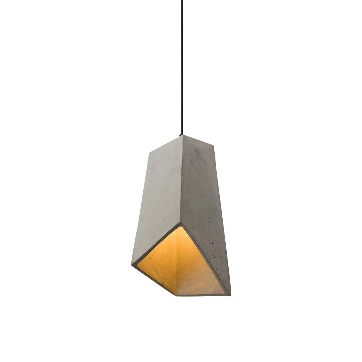 Candeeiro suspenso industrial Geo em cimento