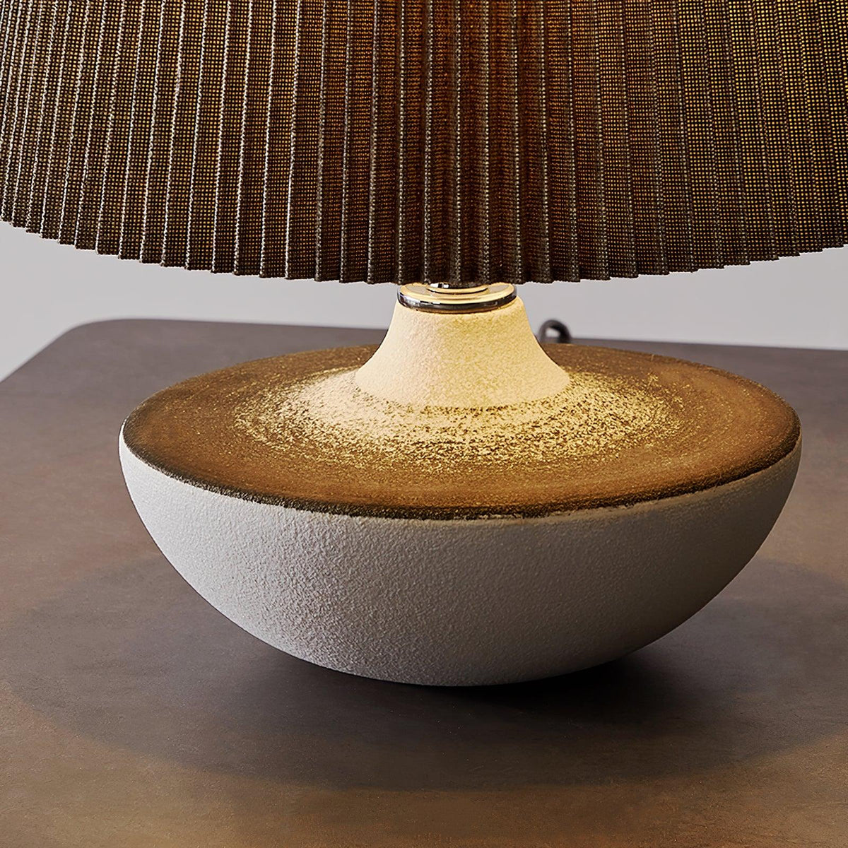 Oasis-bordlampe i stof