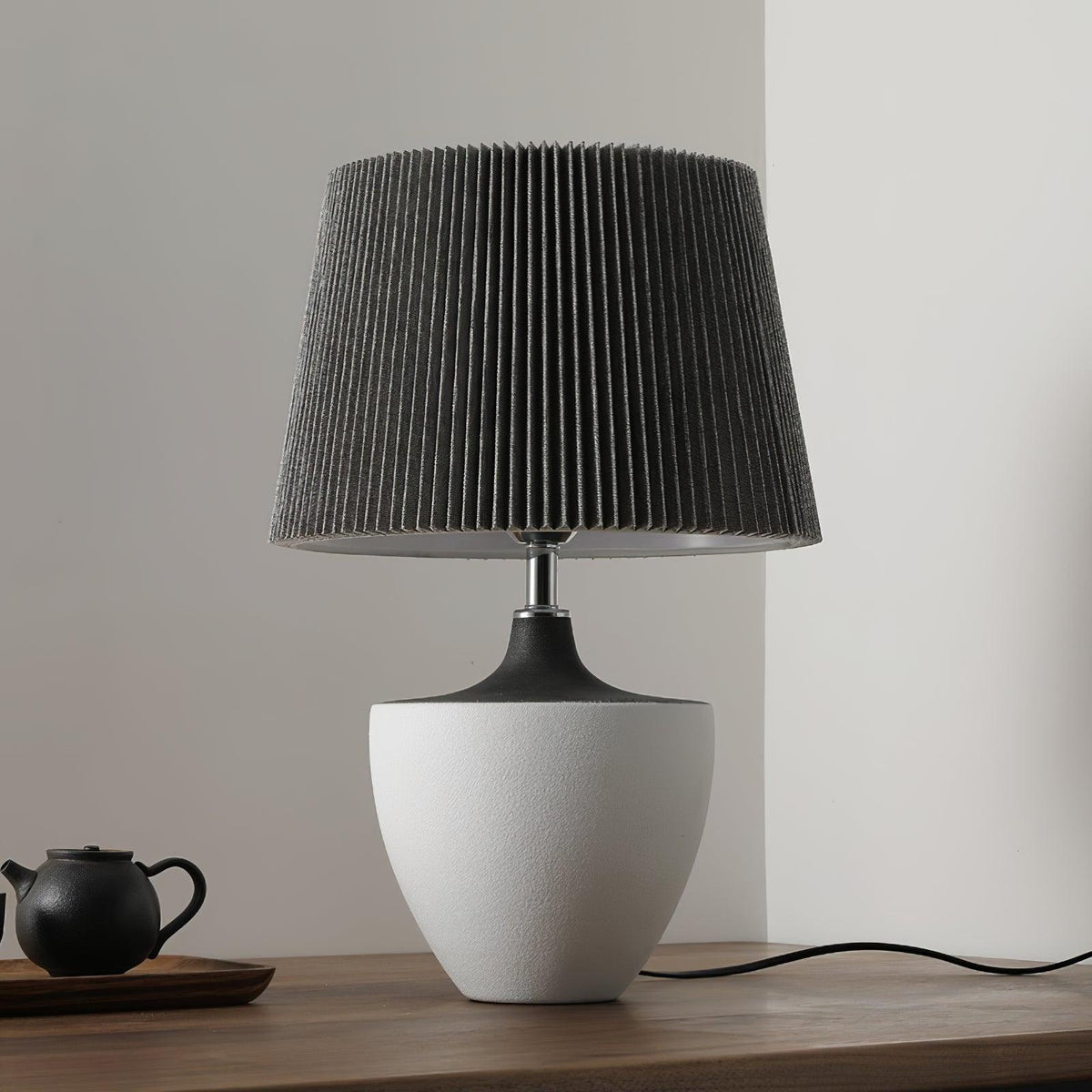 Oasis-bordlampe i stof