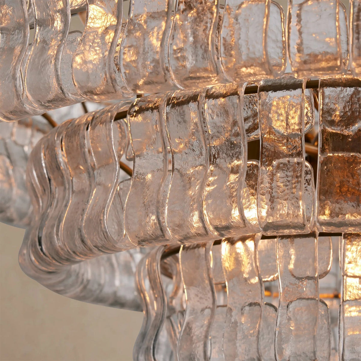 Candeeiro de teto de lustre redondo Venetia